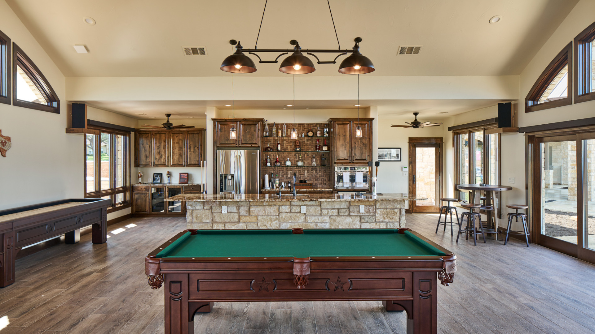 Lakeside luxury home built for entertainment, boasting an amazing game room and bar, Lake LBJ TX